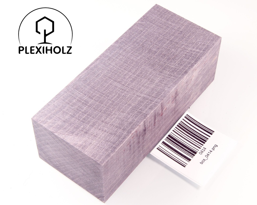 Ahorn Modblock stabilisiert | 120x50x40 | plexiholz | Schmuck | 0414