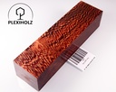 Platane Griffblock stabilisiert | 190x50x40 | plexiholz | Griffmaterial 0287