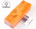 Thuja Maser Griffblock stabilisiert | 120x40x30 | plexiholz | burl handle | 0288