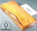 Thuja Maser Griffblock stabilisiert | 147x61x19 | plexiholz | 8624