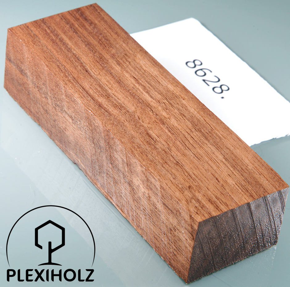 Walnuss Griffblock stabilisiert | 120x40x28 | plexiholz | 8628