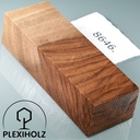 Walnuss Griffblock stabilisiert | 120x40x30 | plexiholz | 8646