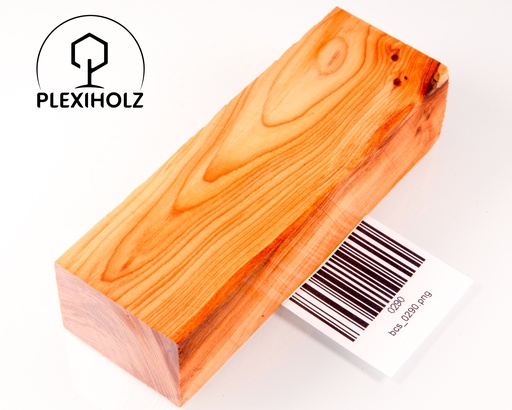 [0290] Thuja Maser Griffblock stabilisiert | 120x40x30 | plexiholz | burl handle | 0290