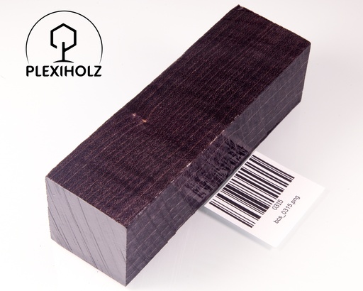 [0315] Ahorn Griffblock stabilisiert | 130x40x40 | plexiholz | Messergriff | 0315