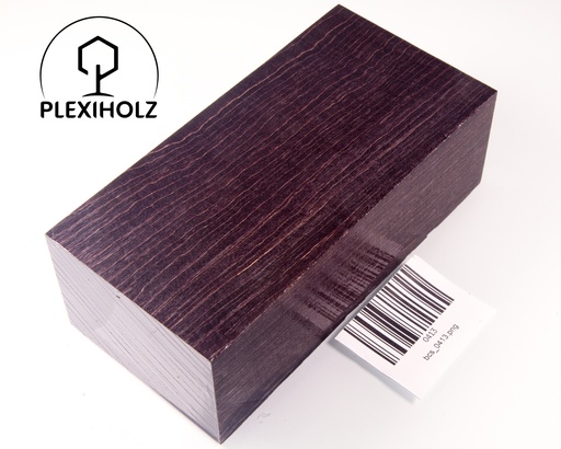 [0413] Ahorn Modblock stabilisiert | 140x68x47 | plexiholz | Schmuck | 0413