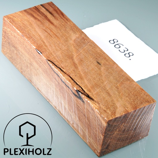 [0125] Walnuss Griffblock stabilisiert | 120x40x30 | plexiholz | 8638