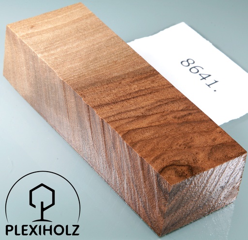 [0128] Walnuss Griffblock stabilisiert | 120x40x28 | plexiholz | 8641